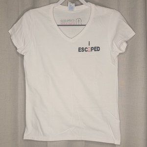 Cipher Escape "I Escaped" Shirt Escape Room- Womens Medium